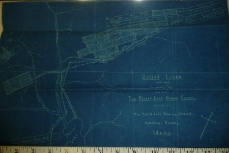 Map of Priest Lake Mining Company properties