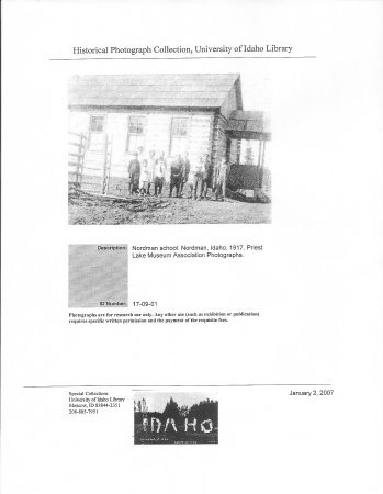 17.9.1 Nordman school 1917 U of I Library Information Sheet