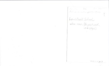 2010.2.6 New Lamb Creek School Class 1935 back of photo