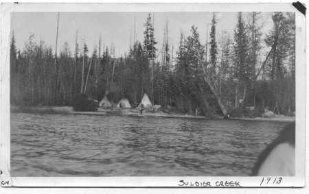 Tepees at Soldier Creek 1913