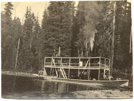 Banshee beached and steaming