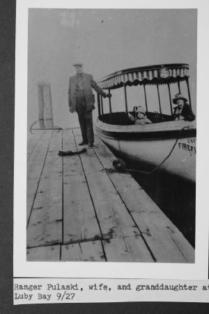 Ranger Pulaski and Family at Luby Bay