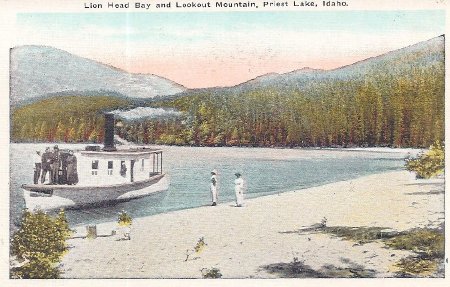 Post Card of WW Slee at Lion Head Bay